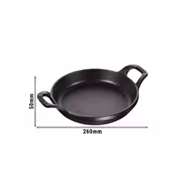 STAUB | SPECIALITIES - Tepsija za pečenje - Ø 200 mm - Lijevano željezo - Crna boja