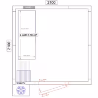 وحدة رفوف ألمنيوم - بداية - 1315x1800mm - عمق: 460 mm - 4 رفوف - الحمولة: 600 kg