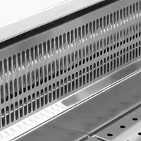 Halpult / Csemegepult - 1280x880 mm - statikus - hajlított frontüveges