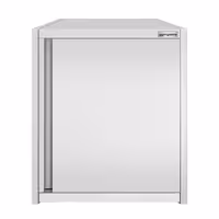 خزانة حائط ستانلس ستيل ECO - 600x400mm - مع باب ذو أجنحة - ارتفاع 650 mm