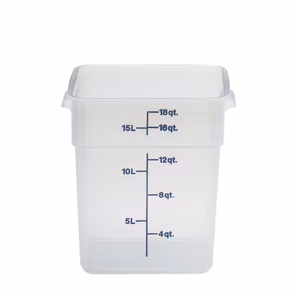 (6 komada) CAMBRO | CAMSQUARES® - Posude - 17,2 litre - Prozirne