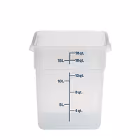 (6 komada) CAMBRO | CAMSQUARES® - Posude - 17,2 litre - Prozirne