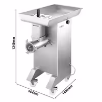 Električni stroj za mljevenje mesa – glava 42 - 1.300 kg/h - 5,15 kW - 380 V (trofazni) - ploča 4,5 mm