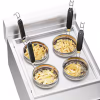 Commercial Electric Pasta Cooker - Single Tank - Countertop - 3kW - with 4 Baskets