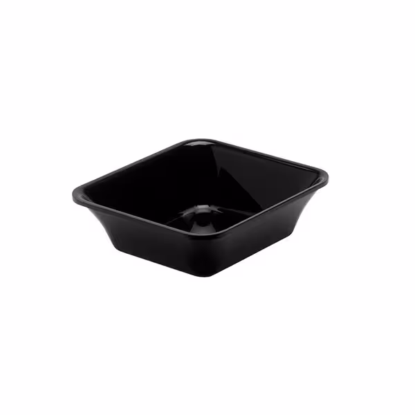 Tavă dreptunghiulară de prezentare – plastic – GN 1/6 – negru