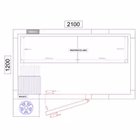 Hyllsystem med plasthyllplan och aluminiumstegar - 1070x460 mm - Djup: 460 mm - med 4 hyllplan - Maxbelastning: 600 kg per sektion