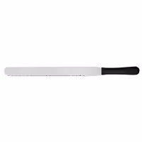 Cuchillo de pastelero - Hoja: 350mm - acero inoxidable - ondulado