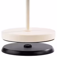 (4 adet) Şarj Edilebilir Masa Lambası - MERLE MINI - 3 kademeli kısılabilir - Ø110x305mm - Whisper White