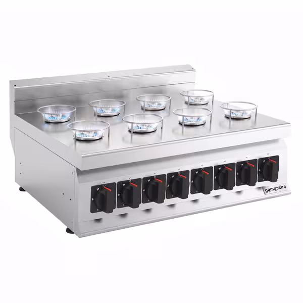 Künefe plinski štednjak – 22 kW – 8 plamenika