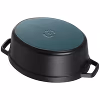 STAUB | Mini Cocotte Oval Enamelled Cast Iron Casserole Dish – 150 mm Oval – Black