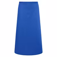KARLOWSKY | Basic Bistro Waist Apron – Blue - 100×75 cm - 65% Polyester / 35% Cotton