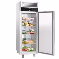 Szafa mroźnicza PREMIUM – stal nierdzewna – GN 2/1 – 600 L – z 1 drzwiami