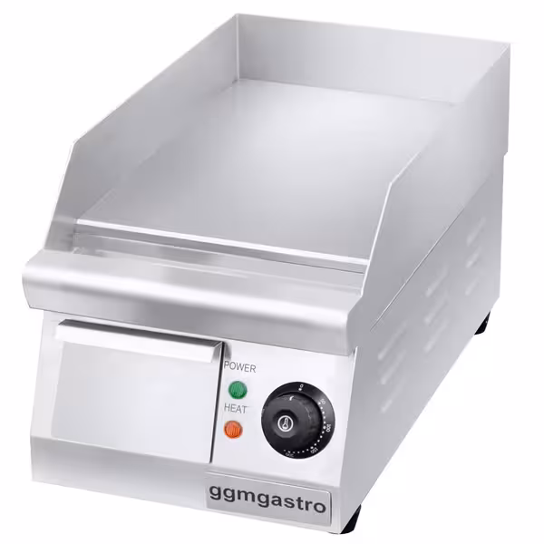 Fry Top Elettrico - 1,6 kW - Liscio - Superficie di cottura: 250x430mm