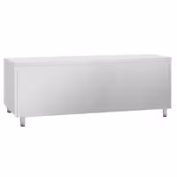 Stół chłodniczy barowy do napojów Premium PLUS – 2752 x 800 mm – z 4 drzwiami szklanymi