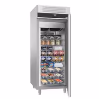 Jäätelöpakastinkaappi PREMIUM - 820 mm - 650 l - -24…-12 °C - mitat 1 ovi - digitaalinen termostaatti, automaattinen sulatus, kiertoilmajäähdytys, R290