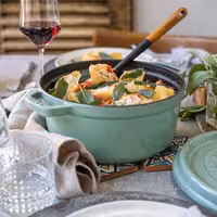 STAUB | LA COCOTTE - Cocotte - Ø 280 mm - Lijevano željezo - Zelena boja kadulje