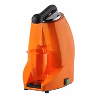 Commercial Electric Citrus Juicer - 570W - 10.17kg - with press arm, dishwasher-safe parts, heat protection - Orange (Single)