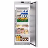 Szafa chłodnicza magazynowa ECO – stal nierdzewna – 400 L – z 1 drzwiami