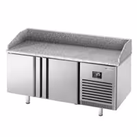 Stół chłodniczy do pizzy PREMIUM PLUS - 1738x800mm - z blatem granitowym - 2‑drzwiowy