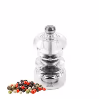 PEUGEOT | NANCY Pepper Mill Grinder – Acrylic - 9 cm - 2-Stage SS Mechanism