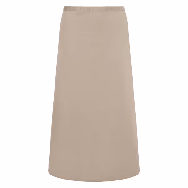 KARLOWSKY | Basic Bistro Waist Apron – Sand - 100×75 cm - 65% Polyester / 35% Cotton