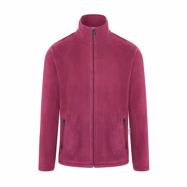 KARLOWSKY | Men's Work Fleece Jacket – Fuchsia - XXL - Recycled Polyester - 60°C Washable