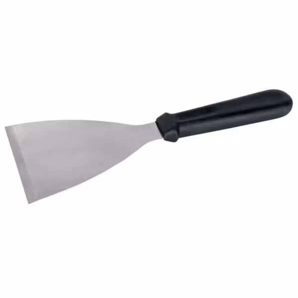 Spatulă de patiserie - oțel inoxidabil + mâner din plastic - Lamă: 100 mm - Lungime: 250 mm