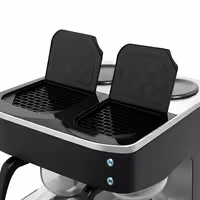 Commercial Twin Filter Coffee Machine - 2x 1.8L - 4.04 kW - Manual Fill & 4 Hot plates - incl. 2 Glass Jugs