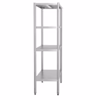 رفوف ستانلس ستيل ECO - 1600x500mm - عمق: 500 mm - 4 رفوف (قابلة للتعديل) - الحمولة: 280 kg