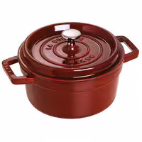STAUB | Cocotte Round Enamelled Cast Iron Casserole Dish – Ø 180 mm – Grenadine Red