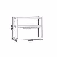 Toplinski most za grijanje hrane – infracrveni – s keramičkim grijačem – 800x370 mm – 700 W – 1 grijana etaža, 1 polica – podesiva visina