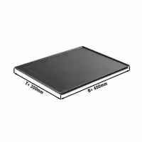 Tavă pentru produse de patiserie și prezentare - 40 x 30 cm - negru