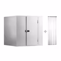 Ruostumattomasta teräksestä pakastehuone - 1800x1500 mm - 3,47 m³