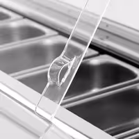 Ice Cream Display Freezer | EMMA - 1190mm - Ventilated cooling - with LED lighting - for 6 x 5 litres Napoli pans or 4 x 7 litres - Black - rear sliding doors