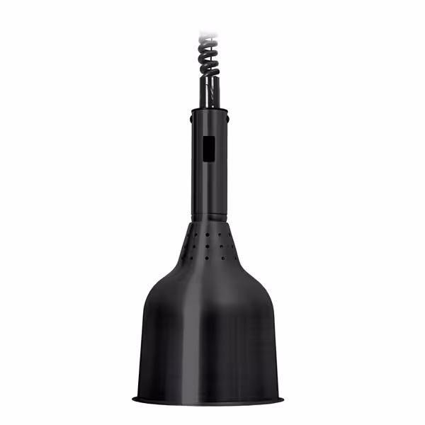 Buffet Infrared Heat Lamp - Retractable - Diameter 180mm - 250W - E27 - Cord 600–1800mm - Matt Black