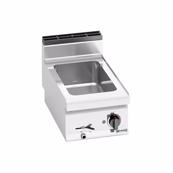 Toplovodna kupka električna - 1,2 kW - 1x GN 1/1 - s odvodnim ventilom