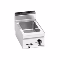 Toplovodna kupka električna - 1,2 kW - 1x GN 1/1 - s odvodnim ventilom
