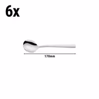 (6) ZWILLING | Dinner Soup & Cream Spoon Set – Deep, Wide Bowls - 18/10 Stainless Steel