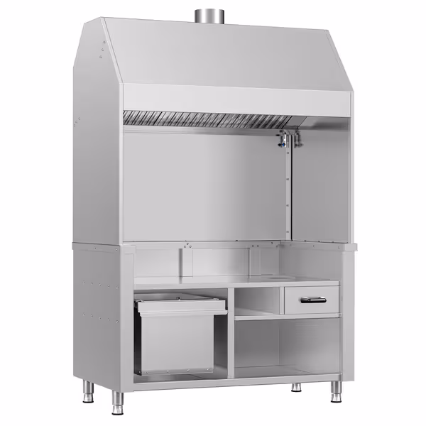 Neutral Module for Charcoal/Gas Grill BERLIN - 1360mm - Stainless Steel
