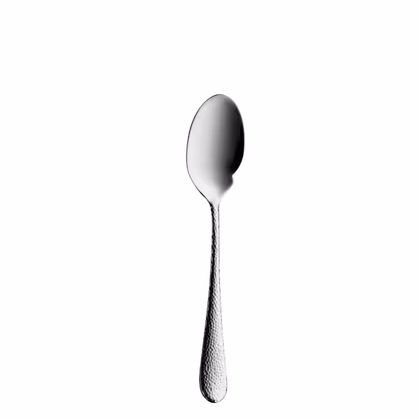 (12 pieces) WMF | Sitello Gourmet Spoon – 18/10 Stainless Steel - 170 mm - Polished - Hammered Finish