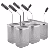 (5 unid) Conjunto de cestos para massa - 1x 1/3 e 4x 1/6