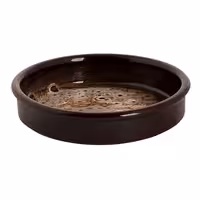 (24 pcs) SABANA - Tapas Oven Dish - Ø140mm - Brown / White