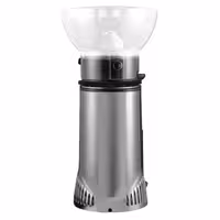 Commercial Coffee Grinder - 1kg - 77dB - with Dispenser (Doser) - Silver