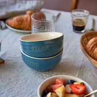 (4) STAUB| Ceramic Bowls Set – Antique Turquoise - Ø 120 mm