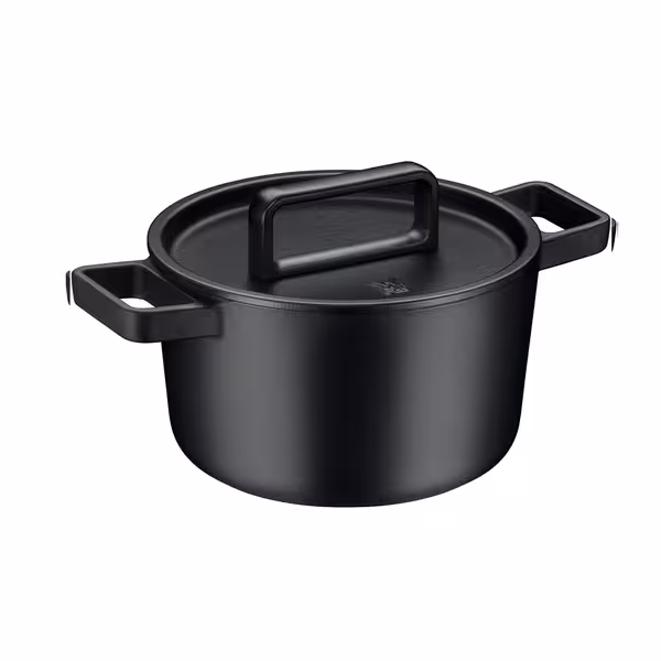 WMF | FLAVOUR - Cratiță - Ø 220mm - Fonta - 4.3 litri - capac inclus - Negru