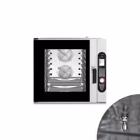 Commercial Electric Bakery Combi Oven - Touchscreen Controls - 6x EN 600x400 - incl. Automatic washing system