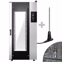 Commercial Electric Combi Oven - Digital Controls - 20x GN 1/1 or 10x GN 2/1 - incl. Automatic washing system, Core temperature probe, HACCP monitoring & USB