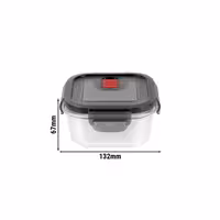 ZWILLING | GUSTO - Pravokutna staklenka - Prozirna - 0,5 litara