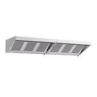 Profesionalna zidna napa - 3200 mm - labirintni filter i rasvjeta