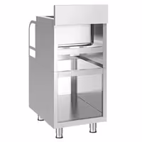 Cocktail Base Unit - Bar Cocktail Station with Sink - Stainless Steel - 400x590 mm - with Mixer Station